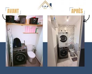 Rénovation toilette_ machine