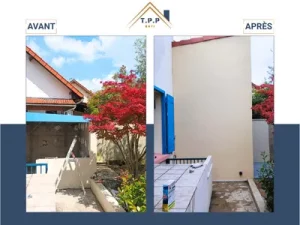 Élévation d'un muret extérieur_15