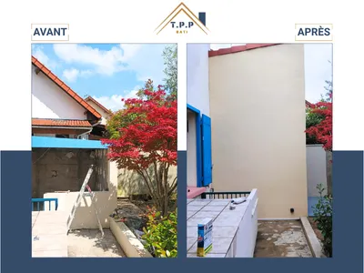 Élévation d'un muret extérieur_15