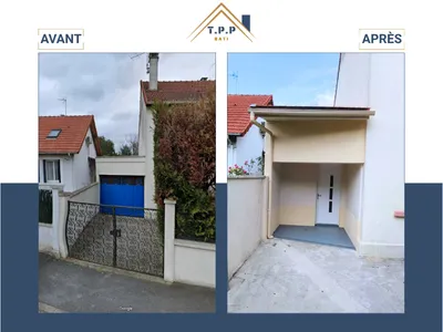 Rénovation d'un garage en une habitation surélevée à Thiais_31