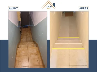 Rénovation entrée habitation commune à Alfortville_38