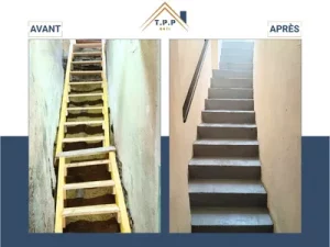 Rénovation escalier à Alfortville_39