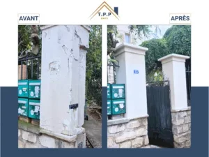 Rénovation exterieure de piliers à Sucy-en-Brie_46