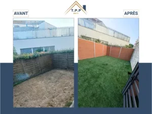 Rénovation jardin extérieur pelouse et clôture_57